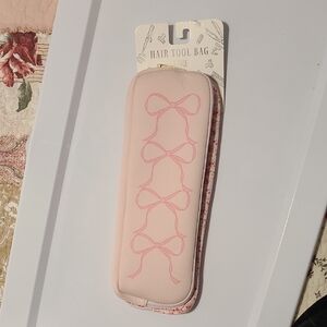 Pink Bow Hair Tool Bag